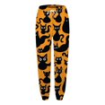 thumbnail image 2 of Women's Joggers Halloween Printed High Waisted Sweatpants Drawstring Elastic Fluffy Trousers with Pocket Fall Winter Womens Casual Pants, 2 of 5