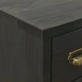 thumbnail image 6 of eHemco Antique Style 4-Drawer Storage End Table Side Table with Metal Hairpin Legs, Antique Black, 6 of 8
