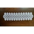 thumbnail image 4 of Doily Boutique Table Runner Narrow in Ivory Victorian Lace Size 36 x 10 inches Handmade, 4 of 5