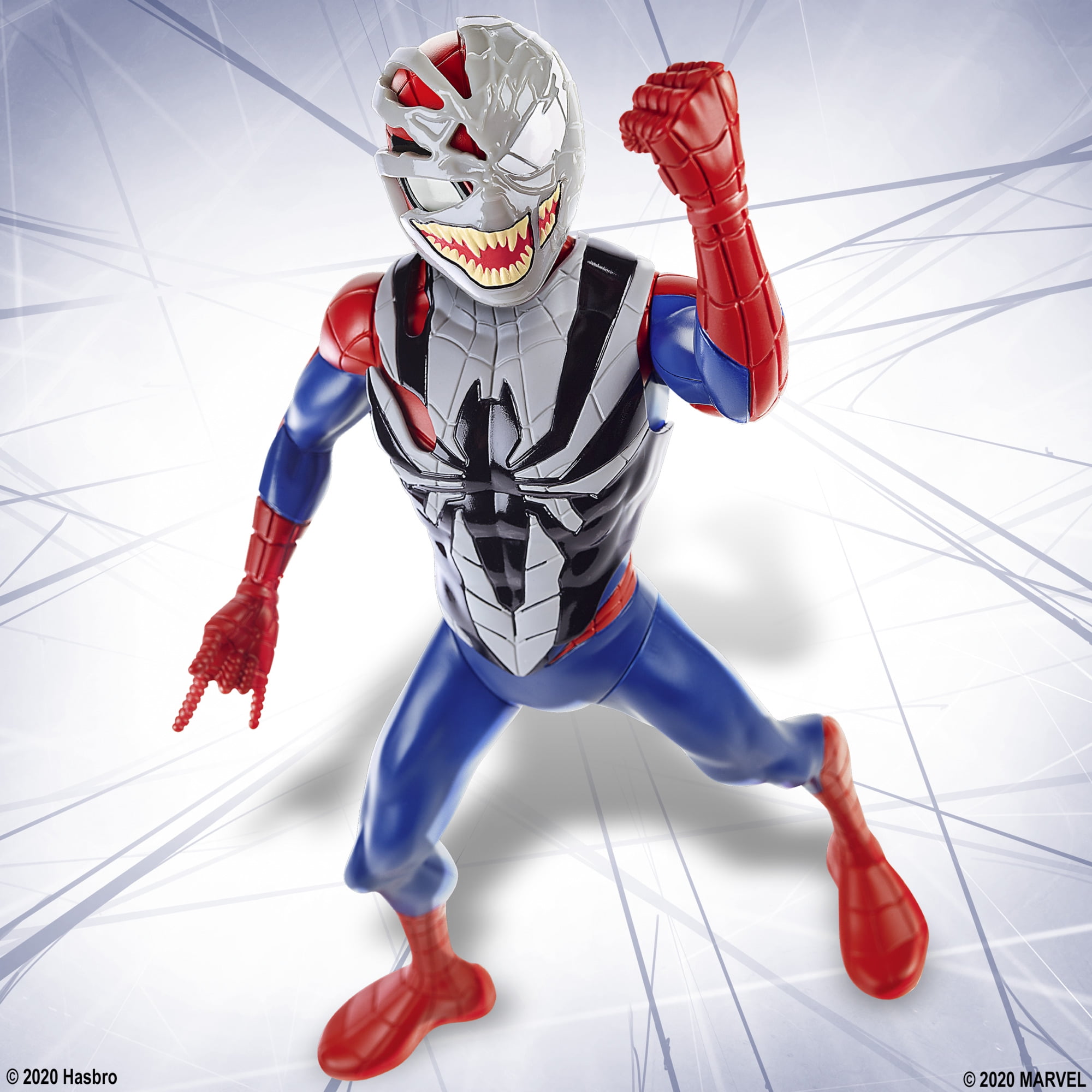Marvel Spider-Man Maximum Venom, Spider-Man Venom Gear, 12-Inch Figure