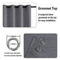 thumbnail image 5 of DWCN Blackout Curtains for Bedroom with Tiebacks - Room Darkening Privacy Grommet Top Window Curtains for Living Room, 52 x 84 inch Length, Light Grey, Set of 2 Panels, 5 of 7