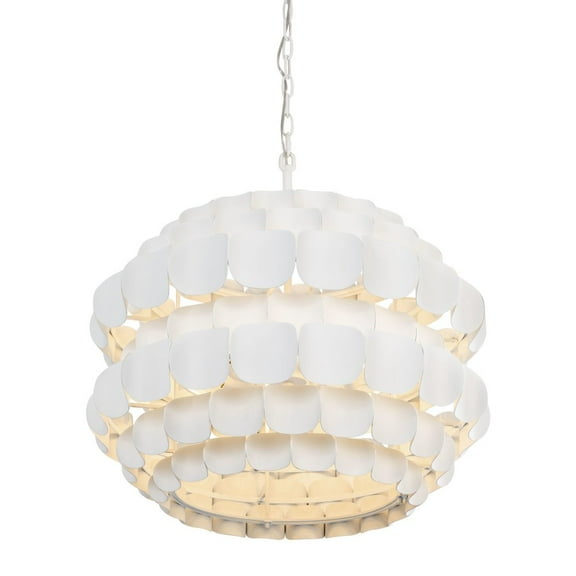 Varaluz Swoon 6-Lt Pendant - Matte White