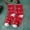 #03Red, variant on Christmas Socks for Men Hiking Cotton Breathable Sweat-Absorbent Socks Christmas Printed Stockings