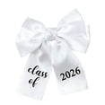thumbnail image 2 of Dmlowu 2026 Graduation White Satin Hair Bow, Decorative Large Bow Clips, Hair Accessories for Graduation Cap Gown Photo Props, Graduation Gifts for Her, 2 of 5