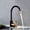 Black, variant on Kitchen Sink Faucet for Bar Farmhouse Commercial, Black/Silver Aluminum Kitchen Faucets, 360 Rotate Single Handle Kitchen Faucet, Cold Hot Water Sink Mixer Taps