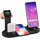 thumbnail image 1 of 4-In-1 Charger Stand Wireless Charging Station for Multiple Devices 3-in-1 Rotating Plug Multi-Device Charger, 1 of 4