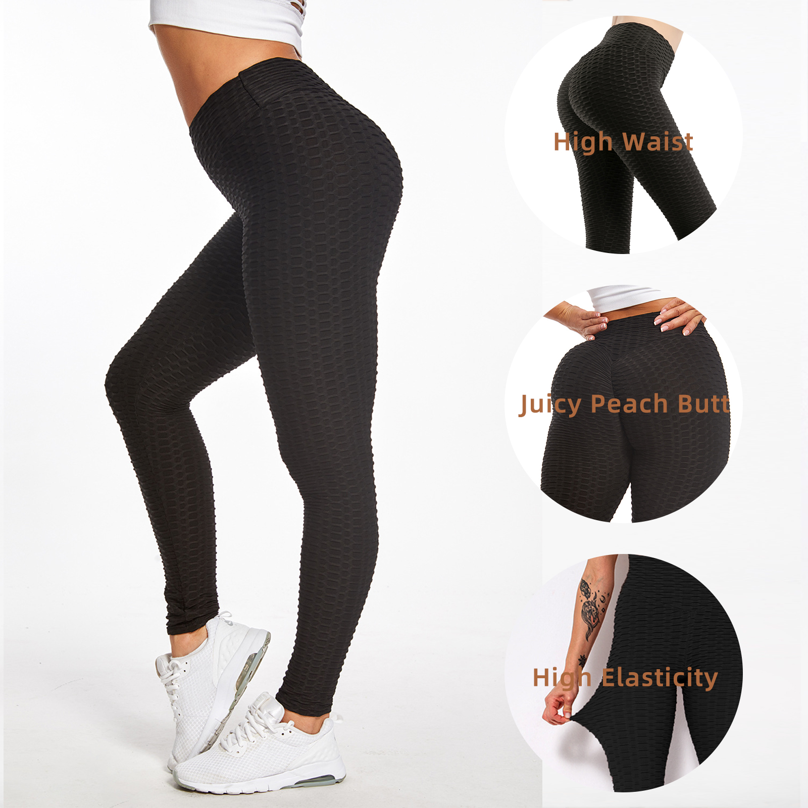 TikTok Bubble Legging Set {Black} – TFL