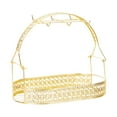 thumbnail image 1 of jifeng Bottle Rack Kitchen Organizer Home Metal Gift Versatile Minimalist with Storage Oval Gold, 1 of 9