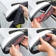 thumbnail image 4 of protectores de lluvia para espejo retrovisor, parasol protector para espejo retrovisor de coche, aptos para coches y camiones., 4 of 5