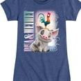 thumbnail image 3 of Moana 2 - Pua Heihei Bootleg - Girl's Toddler And Youth Fitted Short Sleeve Graphic T-Shirt, 3 of 5