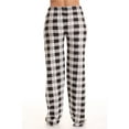 thumbnail image 4 of HIMONE Women Lounge Pants Comfy Pajama Bottom Lattice Stretch Homewear Ladies Plaid Sleepwear Drawstring PJ Bottoms Pants, 4 of 4