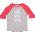 thumbnail image 3 of Inktastic Biking Bicycle Silhouette Girls Toddler T-Shirt, 3 of 5