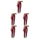 thumbnail image 2 of Leggings de cuero Sonducket para Mujeres Push Up Slim Skinny color Rojo, 2 of 3