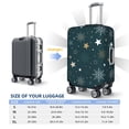 thumbnail image 4 of Kdxio Christmas Snowflake Pattern Luggage Cover for Travel,Elastic and Durable,Fits 18-32 Inch,Anti-Scratch Suitcase Protector-No luggage included, 4 of 5