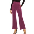 thumbnail image 2 of Seyurigaoka Daily Women Juniors Sports Pants, Plus Size Elastic Solid Color High Waist Waist Belt, 2 of 5