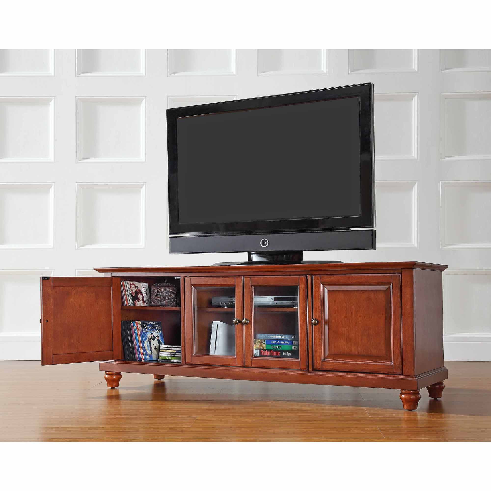 Crosley Furniture Cambridge Low Profile Tv Stand For Tvs Up To 60