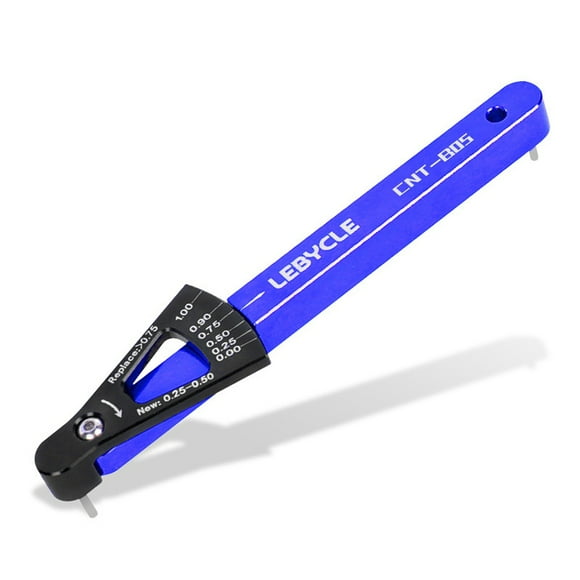 Lebycle Bicycle Chain Checker Gauge MTB Bike Chain Wear Indicator Tool Chain Stretch Detection Caliper