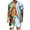 Blue, variant on Vedolay Short Sets For Men Casual Summer Men's Hawaiian Sets Short Sleeve Beach Flower Shirts and Shorts Outfits,AG M