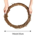thumbnail image 2 of 2PCS 14 Inch Grapevine Wreathes Wreath Rattan Wreath Garland for DIY Christmas Craft or Wedding Decors, 2 of 7