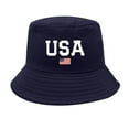 thumbnail image 2 of Patriotic Bucket Hat for Adults Unisex Fishing Sun Protection Summer Headwear, 2 of 3