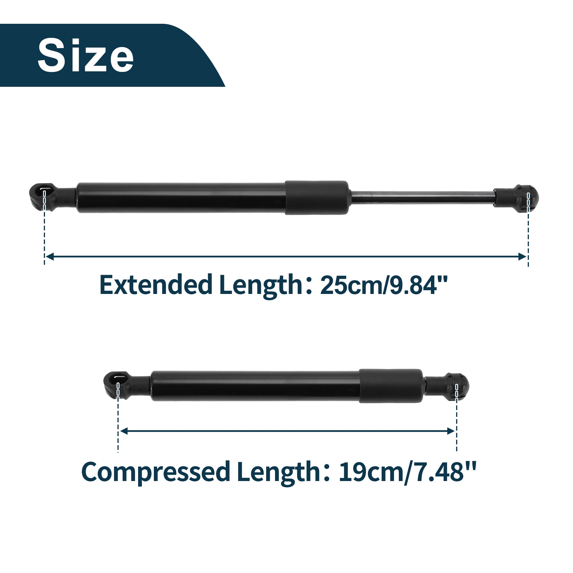 Unique Bargains 2Pcs Lift Supports for Bentley GT Coupe 2004-2012 Rear Hatch