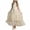 Beige, variant on Girls Dresses Kids Solid Color Party Dress Short Sleeve Irregular Hemline Lace Evening Gown for Wedding Formal Gowns and Evening Dresses