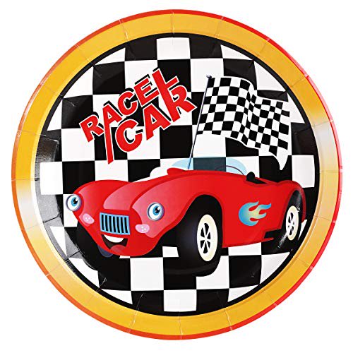 Race Cars Birthday Party Supplies Car Tableware Kit For Boys Racing Car Disposable Dessert Plates Cups And Napkins Walmart Com Walmart Com