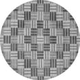 thumbnail image 1 of Ahgly Company Indoor Round Abstract Gray Modern Area Rugs, 3' Round, 1 of 4