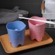 thumbnail image 4 of Wosthever Taza de agua para lavar la boca, taza de enjuague bucal para parejas, contenedor de almacenamiento de cepillo de de plástico para baño, Type3 NO3 Wosthever HA002590-04, 4 of 6