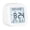 White, variant on Dnogom Multi-Function LCD Alarm Clock with Temperature/Humidity Display, Silent Compact Bedside Clock for Students Home Dormitory Decor