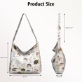 thumbnail image 4 of Boho Vintage Mushroom Travel Sling Bag - Multi-Pocket Stylish Crossbody Purse for Everyday Use, 4 of 5