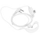 thumbnail image 5 of Auriculares de Radio de 2 vías con cabezal K, auriculares de tubo acústico de 2 pines con micrófono, Cable blanco PTT para BaoFeng 888S 5R, 5 of 5