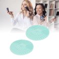 thumbnail image 4 of Alfombrilla De Limpieza Para Brochas De Maquillaje, Almohadilla De Limpieza De Brochas Cosméticas De Silicona Redonda Portátil Para Salón De Belleza ANGGREK GJ1410, 4 of 8