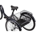 thumbnail image 6 of 26" Schwinn Mackinaw Adult Tricycle with Basket, Unisex, Single Speed, Blue, 6 of 8