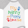 thumbnail image 4 of Inktastic Nanny and Poppy Love Me Grandkid Boys or Girls Baby Bodysuit, 4 of 5
