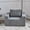 Plain Grey#5, variant on Modern Sofas (Video) Sofa in a box Foam Sofa Couch with Pillow, Bean Bag Chairs for Adults Stuffed High-Density Foam, Large Bean Bag Sofa for Living room Bedroom Gaming Room,Rustic Sofas