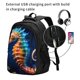 thumbnail image 2 of Balery Yellow Fish Seahorse Mochila con carga USB para hombre y mujer - Mochila impermeable y antirrobo para portátil con puerto USB para viajes, trabajo, estudios y universidad, 2 of 7