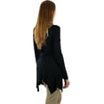 thumbnail image 5 of ToBeInStyle Women's Classic Long Sleeve Longline Top, 5 of 7