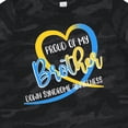 thumbnail image 4 of Inktastic Proud of My Brother Down Syndrome Awareness Heart Ribbon Boys or Girls Toddler T-Shirt, 4 of 5