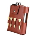 thumbnail image 2 of Set de regalo de termo de golf para hombres y mujeres, cumpleaños, personalizado, de acero inoxidable Marron oscuro, 2 of 9