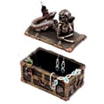 thumbnail image 4 of Ebros Bronzed Mermaid Nerida Resting On Sunken Treasure Jewelry Box Figurine 5.25"L Decorative Trinket Keepsake, 4 of 6