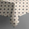 thumbnail image 4 of Christmas Square Tablecloth 42x42 Inch – Waterproof Polyester Printed Table Cover, Wrinkle Resistant & Washable for Kitchen Dining Picnic Party Decor, Single-v4-15, White, 4 of 6