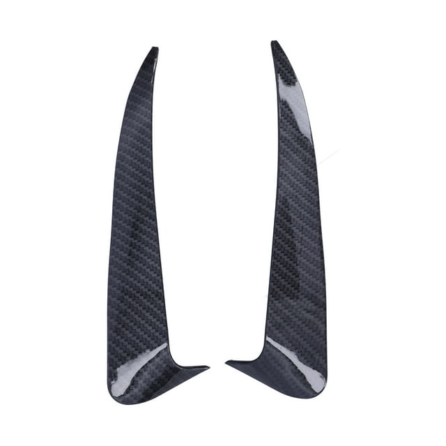 2 alerones traseros laterales izquierdo y derecho para Mercedes-Benz Clase C W205 C180 C200 (estilo fibra de carbono).