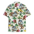 thumbnail image 4 of Funny Surfing Bigfoot Hawaiian Shirt For Men Summer Beach Big Foot Mens Hawaiian Shirts Short Sleeve Button Down Shirt Men, 4 of 7