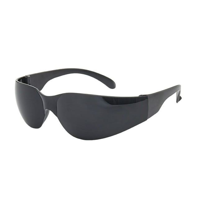 Protective Eye Wear Impact-resistant Polycarbonate Simple Style Crews Safety Glasses Eye Protection Anti Fog Goggles for Welder Black