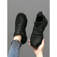 thumbnail image 4 of ZUTY Womens Running Shoes Tennis Sneakers Walking Gym Sports Slip on Work Non Slip Athletic Workout Casual Lightweight Breathable Fashion Black 6, 4 of 6