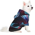 thumbnail image 5 of Cauagu Lively Cute Turtle Pattern Winter Pet Hoodie Sweatshirts- Dog Hoodie Sweater with Leash Hole - Cute Dog Hoodie - Pet Clothes Puppy Cat Custume -XX-Large, 5 of 8