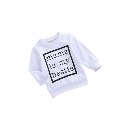 

Spring hue Unisex Baby Long Sleeve Cotton Sweatshirt Round Neck T-Shirt Tops Blouse
