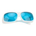 thumbnail image 3 of Gafas de seguridad láser de 650 nm, gafas antiláser con diseño envolvente, gafas de miopía aptas, color blanco, 3 of 9