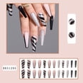 thumbnail image 4 of Long Artificial Nails for Women Durable Trendy Simple Press-on Nails for Daily Everyday Wearing  Glue Models, 4 of 7